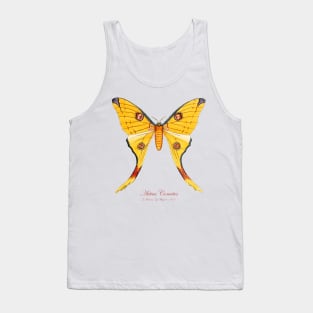 Moth - Comet Moth, Madagascan Moon Moth, Argema Mittrei, Actias Cometes Tank Top